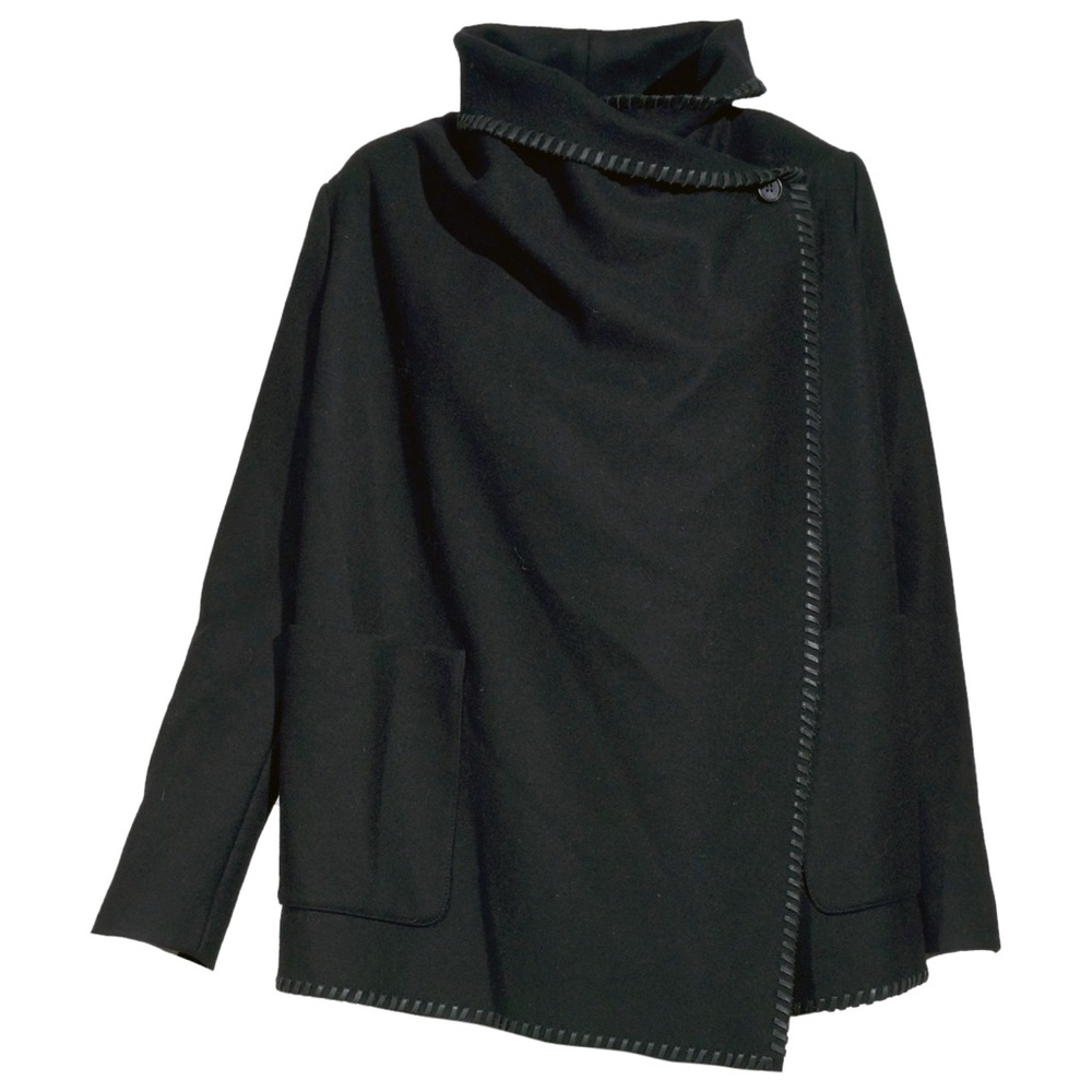 ALLSAINTS, Black Wool Roux Jacket